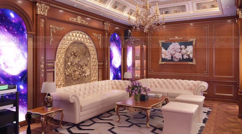 mẫu thiết kế phòng karaoke gia đình