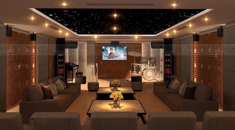 Mẫu phòng karaoke gia đình đẹp