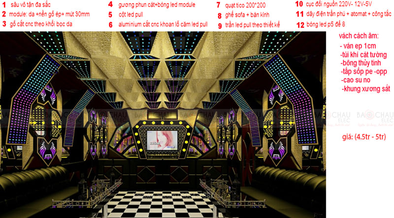 Thiết kế phòng karaoke giá rẻ 03