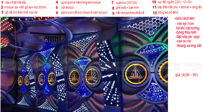 Thiết kế phòng karaoke giá rẻ nhất