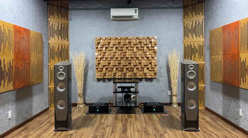 Thiết kế ph&ograve;ng nghe nhạc gi&aacute; rẻ