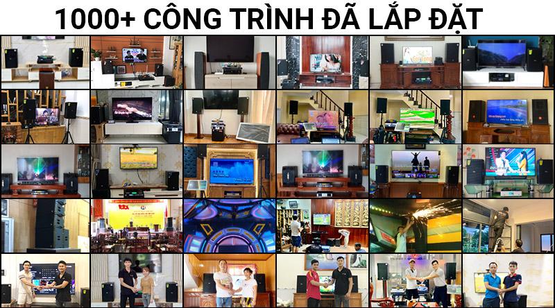 1000 c&ocirc;ng tr&igrave;nh được lắp đặt