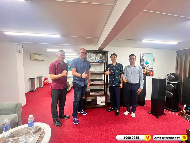 Lãnh đạo The Experts Group, đại diện Cambridge Audio sang thăm và làm việc tại Bảo Châu Elec