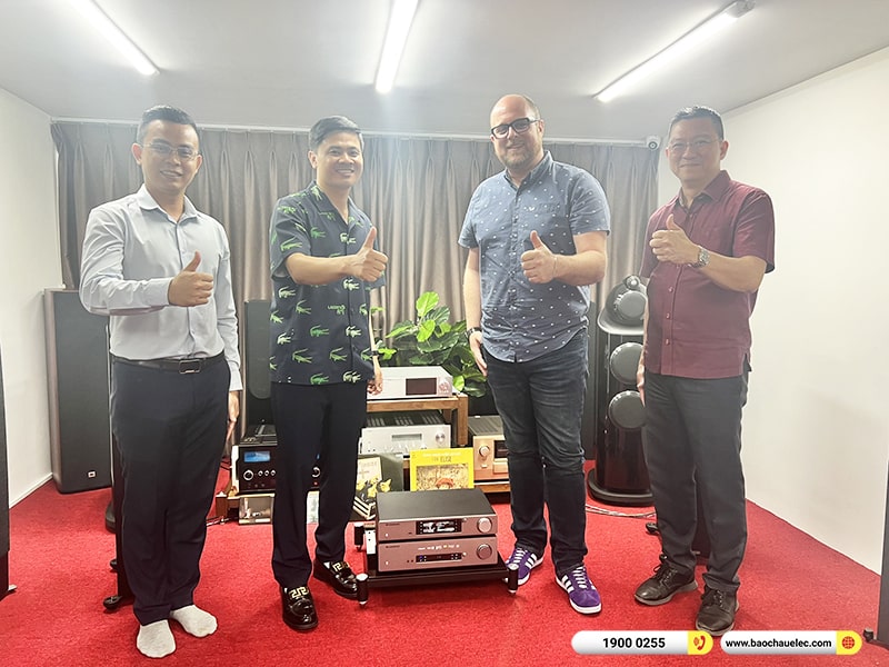 Lãnh đạo The Experts Group, đại diện Cambridge Audio sang thăm và làm việc tại Bảo Châu Elec