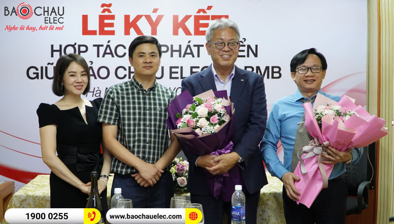 Lễ k&yacute; kết hợp t&aacute;c & ph&aacute;t triển giữa BMB Việt Nam v&agrave; Bảo Ch&acirc;u Elec năm 2022