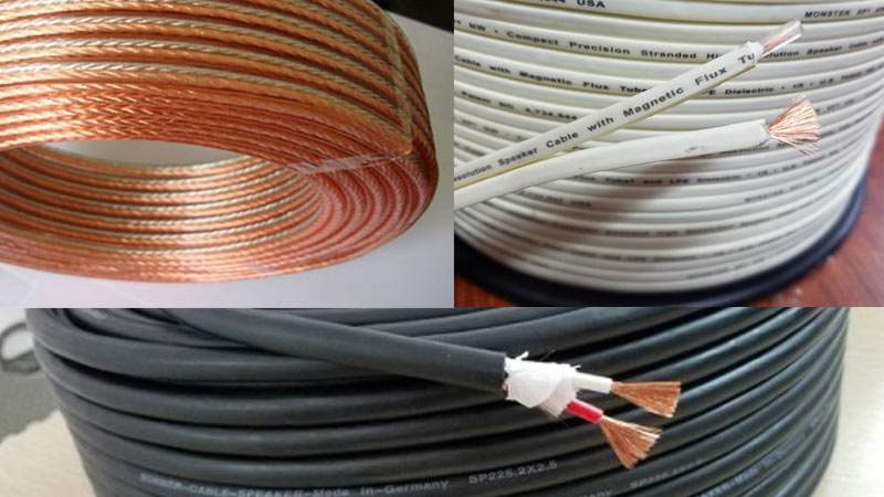 C&aacute;c loại d&acirc;y loa phổ biến hiện nay