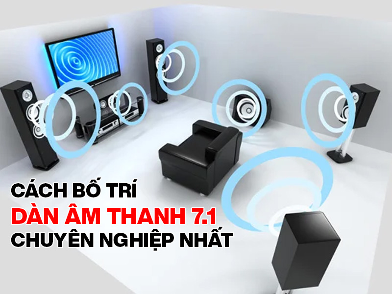 C&aacute;ch bố tr&iacute; d&agrave;n &acirc;m thanh 7.1 chuy&ecirc;n nghiệp nhất