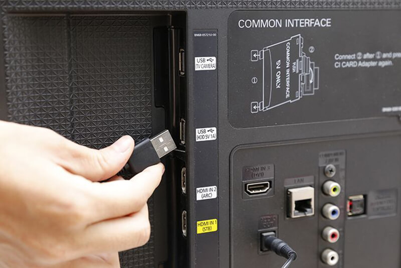 c&aacute;ch kết nối loa với tivi qua jack cắm 3.5mm