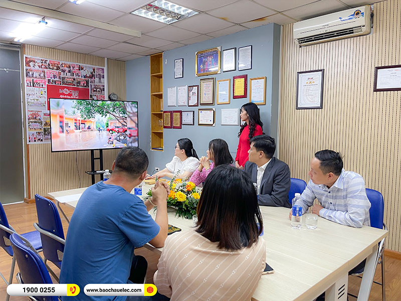 L&atilde;nh đạo Actpro Mr. Marco Zhow, Mrs. Aven Shen sang thăm v&agrave; l&agrave;m việc tại Bảo Ch&acirc;u Elec