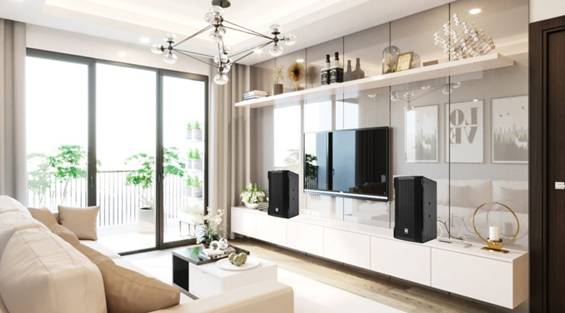 C&ocirc;ng tr&igrave;nh karaoke sử dụng loa RCF h4
