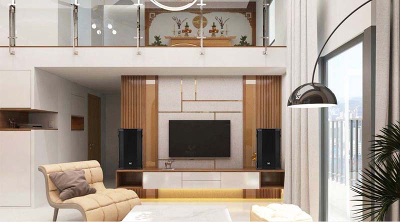C&ocirc;ng tr&igrave;nh karaoke sử dụng loa RCF h8