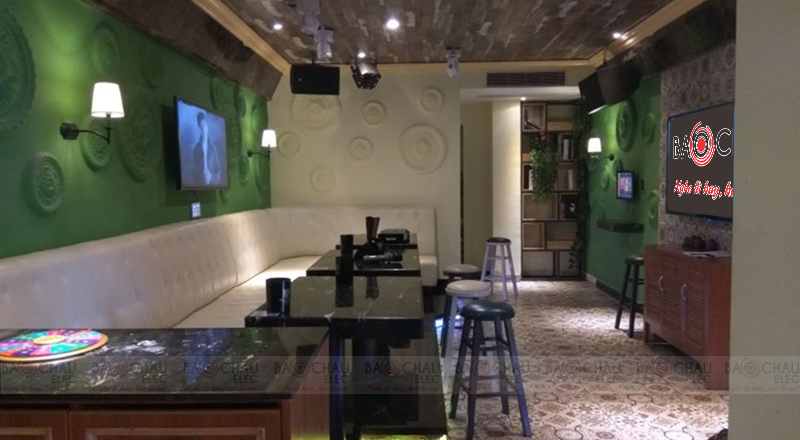 C&ocirc;ng tr&igrave;nh lắp đặt loa karaoke RFC cho ph&ograve;ng h&aacute;t kinh doanh h3