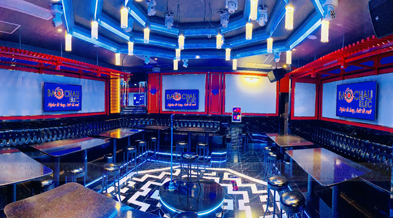 C&ocirc;ng tr&igrave;nh lắp đặt hệ thống &acirc;m thanh Pub