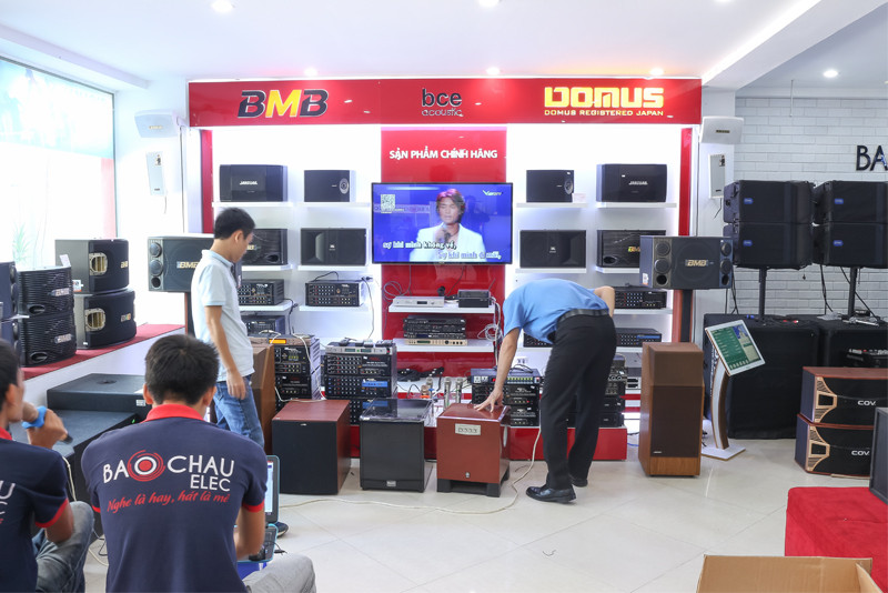 Của h&agrave;ng ph&acirc;n phối thiết bị &acirc;m thanh tại Bắc Giang 