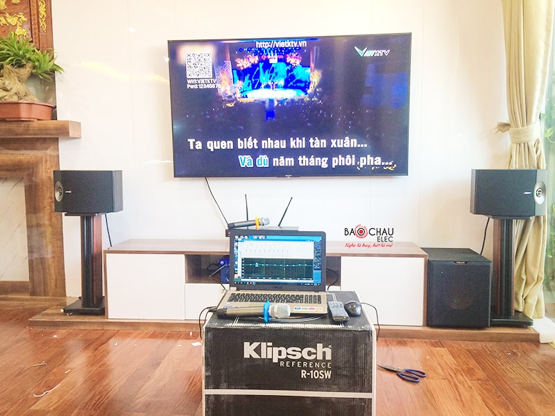 dan karaok gia dinh va nghe nhac h7 Dàn karaoke gia đình sử dụng loa Bose 301 seri V