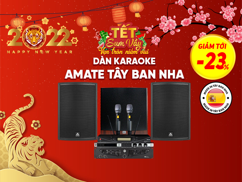 d&agrave;n karaoke amate giảm 23% tết 2022