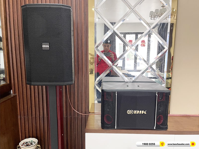 Lắp đặt dàn karaoke trị giá khoảng triệu cho anh Thắng tại Hà Nội (BIK BSP 412II, BIK S968, VM640A, VM420A, BJ-W66 Plus, BPR-8500, U600)