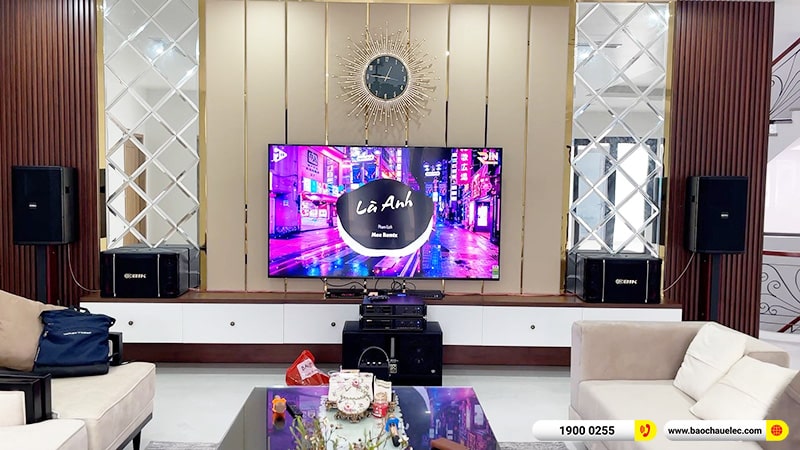 Lắp đặt dàn karaoke trị giá khoảng triệu cho anh Thắng tại Hà Nội (BIK BSP 412II, BIK S968, VM640A, VM420A, BJ-W66 Plus, BPR-8500, U600)