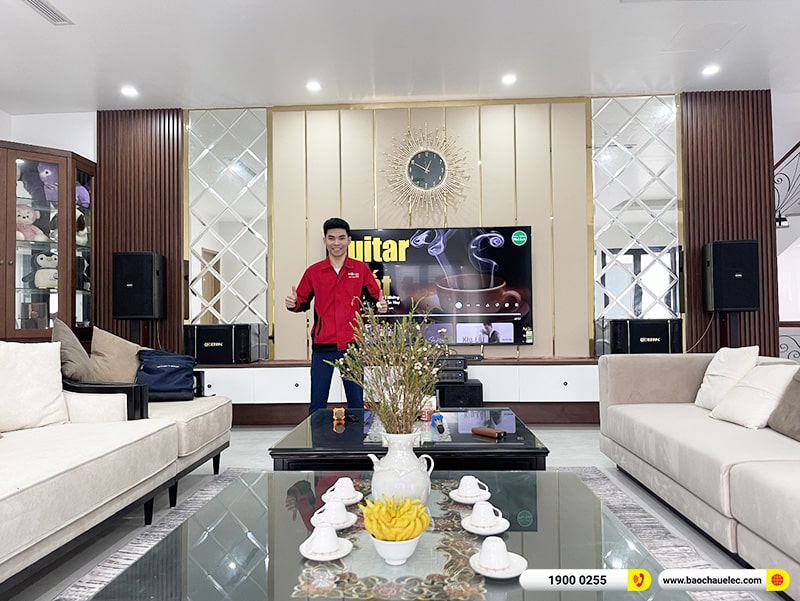 Lắp đặt dàn karaoke trị giá khoảng triệu cho anh Thắng tại Hà Nội (BIK BSP 412II, BIK S968, VM640A, VM420A, BJ-W66 Plus, BPR-8500, U600)