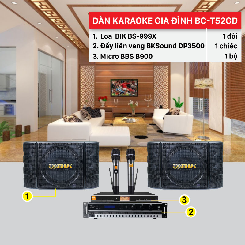 Dàn karaoke gia đình giá rẻ cao cấp 