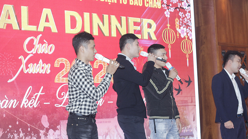 Tiết mục mở đầu Gala Dinner Bảo Ch&acirc;u Elec 