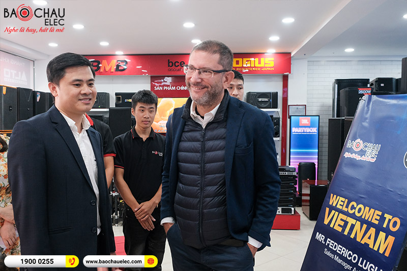 Giám đốc khu vực Châu Á Mr.Federico Lugli sang thăm và làm việc tại Bảo Châu Elec