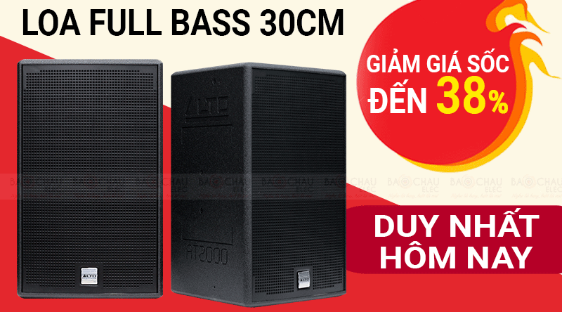 LOA Full Bass 30cm giảm gi&aacute; SỐC đến 38% - DUY NHẤT H&Ocirc;M NAY