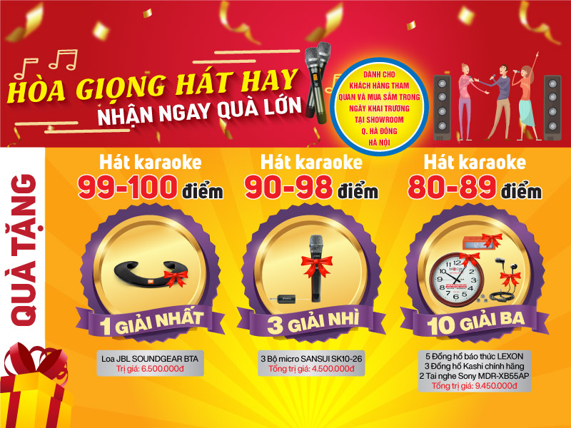 Chương tr&igrave;nh h&ograve;a giọng h&aacute;t hay