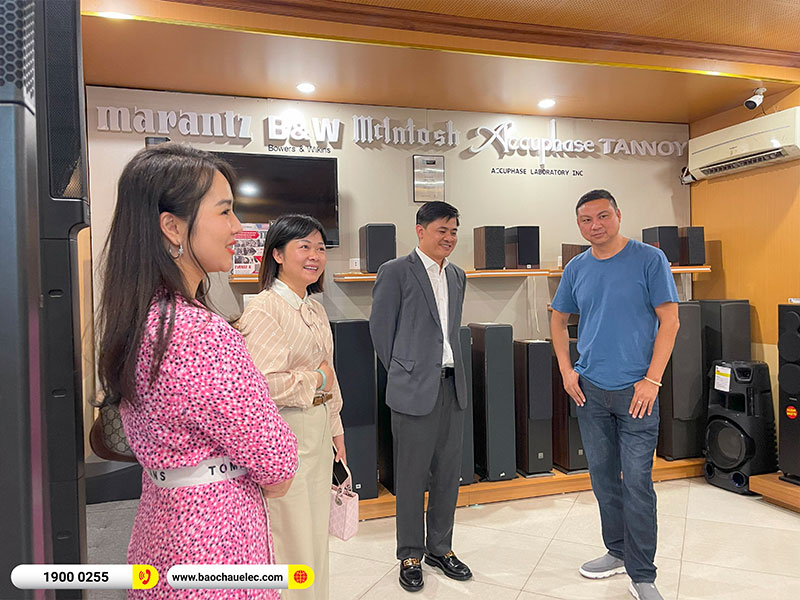 L&atilde;nh đạo Actpro Mr. Marco Zhow, Mrs. Aven Shen sang thăm v&agrave; l&agrave;m việc tại Bảo Ch&acirc;u Elec
