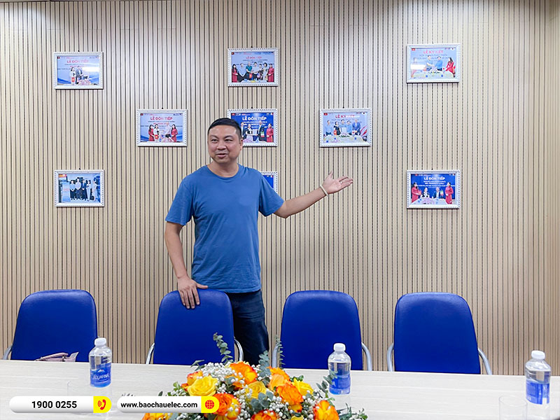 L&atilde;nh đạo Actpro Mr. Marco Zhow, Mrs. Aven Shen sang thăm v&agrave; l&agrave;m việc tại Bảo Ch&acirc;u Elec