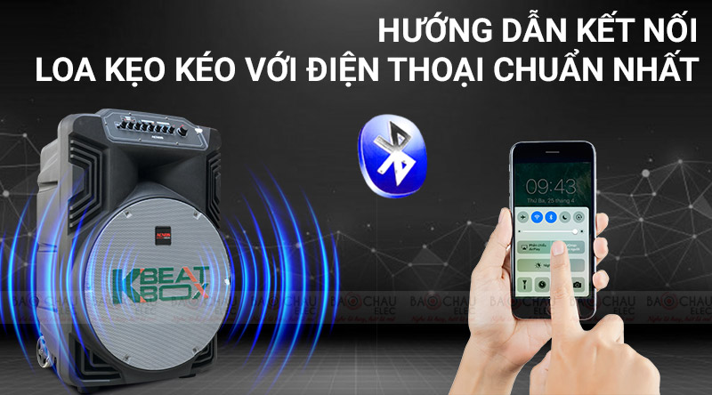 Hướng dẫn kết nối loa kẹo k&eacute;o với điện thoại chuẩn nhất