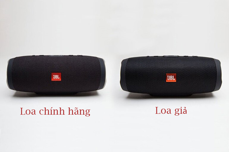 Loa JBL h&agrave;ng giả, nh&aacute;i c&oacute; ngoại h&igrave;nh giống loa thật nhưng kh&ocirc;ng đảm bảo về &acirc;m thanh, an to&agrave;n sử dụng
