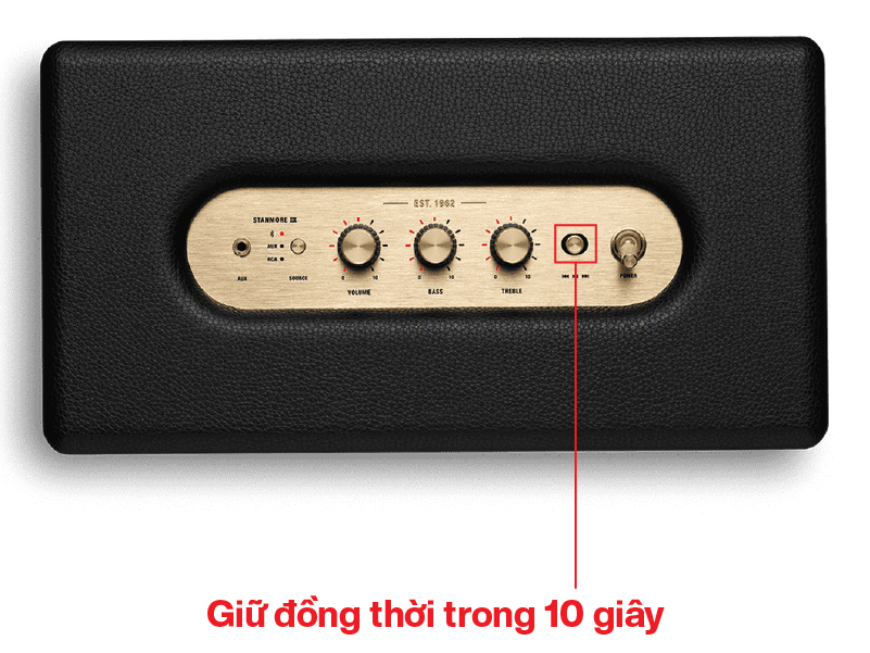 C&aacute;ch Reset loa marshall về mặc định cực dễ chỉ trong 1 ph&uacute;t 