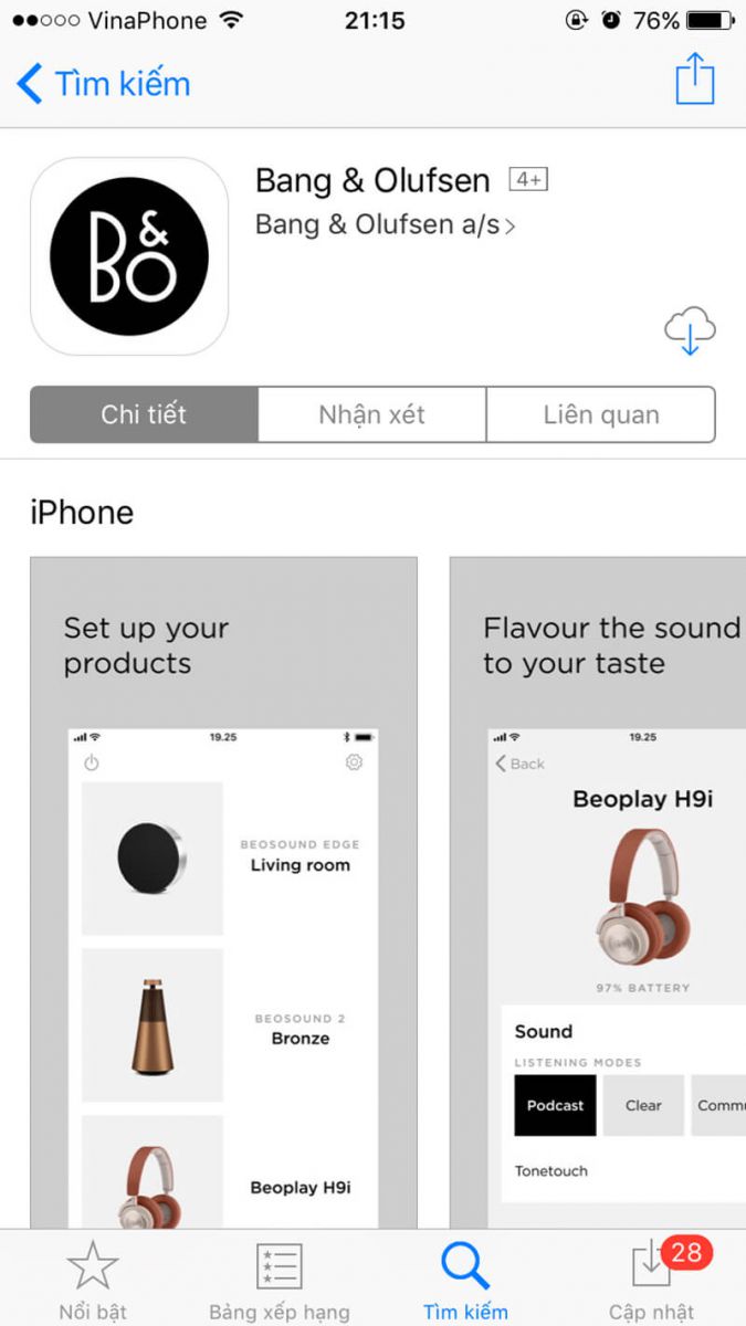 hướng dẫn sử dụng beoplay app