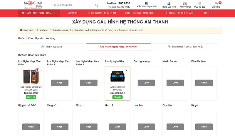 Hướng dẫn x&acirc;y dựng cấu h&igrave;nh &acirc;m thanh chi tiết cho kh&aacute;ch h&agrave;ng