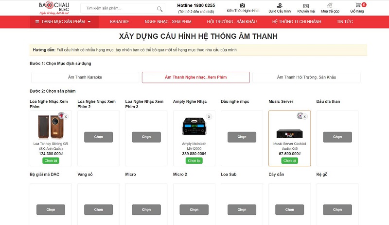 Hướng dẫn x&acirc;y dựng cấu h&igrave;nh &acirc;m thanh chi tiết cho kh&aacute;ch h&agrave;ng