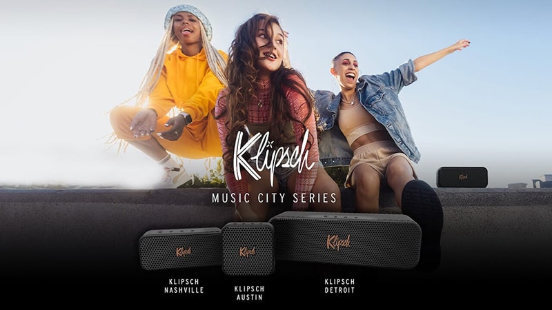 Klipsch Music City Series: Loa bluetooth t&ocirc;n vinh c&aacute;c th&agrave;nh phố &acirc;m nhạc của Mỹ