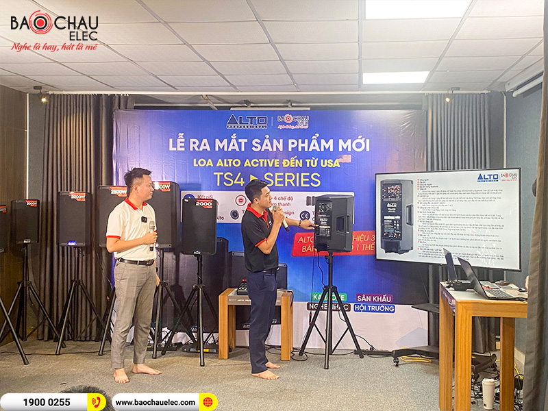 Lễ ra mắt v&agrave; Tranning giới thiệu sản phẩm mới LOA ALTO ACTIVE TS4