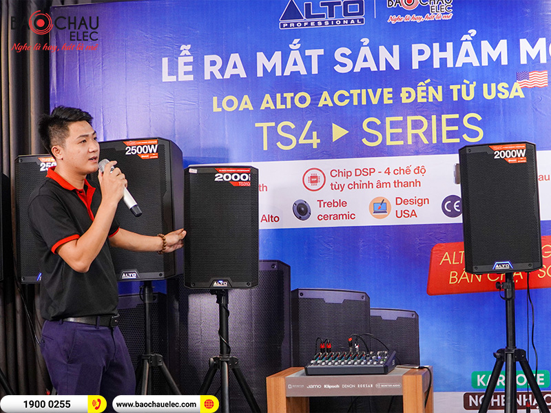 Lễ ra mắt v&agrave; Tranning giới thiệu sản phẩm mới LOA ALTO ACTIVE TS4