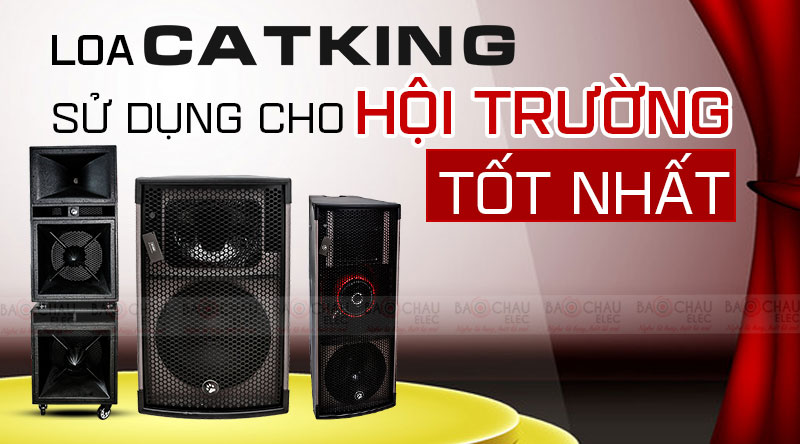 3 mẫu loa CatKing sử dụng cho hội trường tốt nhất 