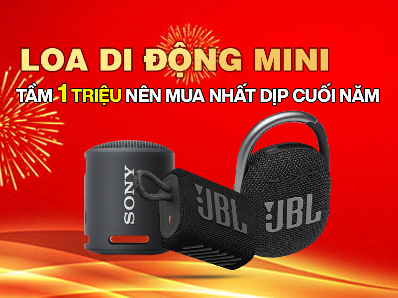 Loa di động mini tầm 1 triệu n&ecirc;n mua nhất dịp cuối năm 
