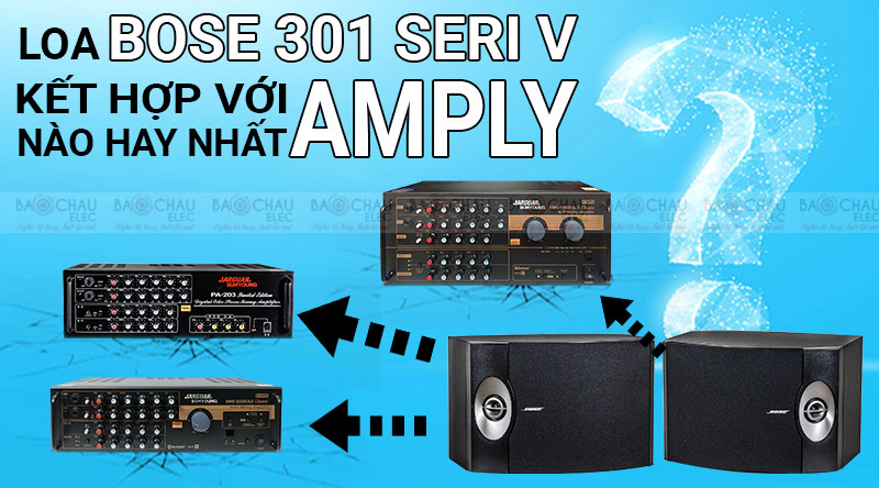 Loa karaoke Bose 301 Seri V n&ecirc;n kết hợp với amply n&agrave;o ?