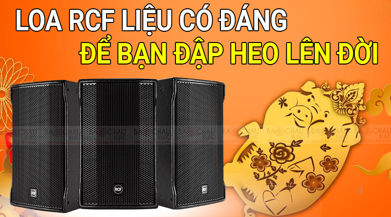 Loa RCF liệu c&oacute; đ&aacute;ng để bạn đập heo l&ecirc;n đời ?