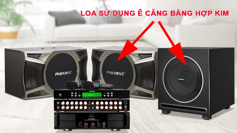 Loa sử dụng ê căng kim loại