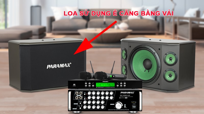 Loa sử dụng ê căng bằng vải
