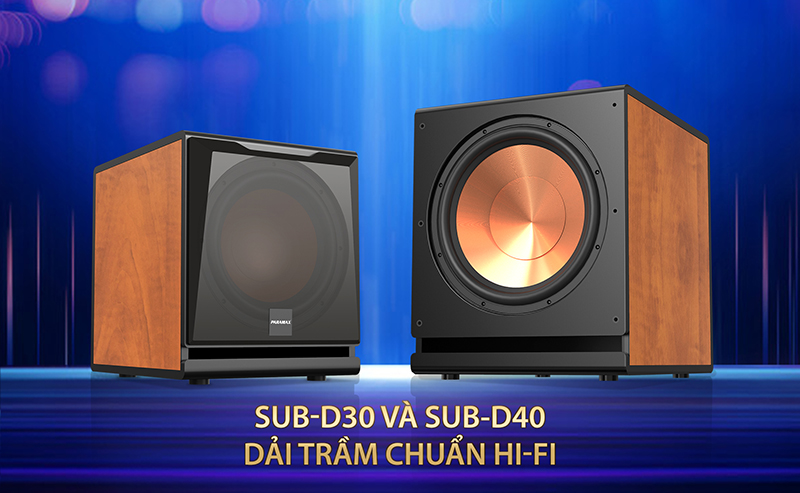 Paramax chào đón thế hệ loa siêu trầm HI-FI công suất lớn: SUB-D30 và SUB-D40
