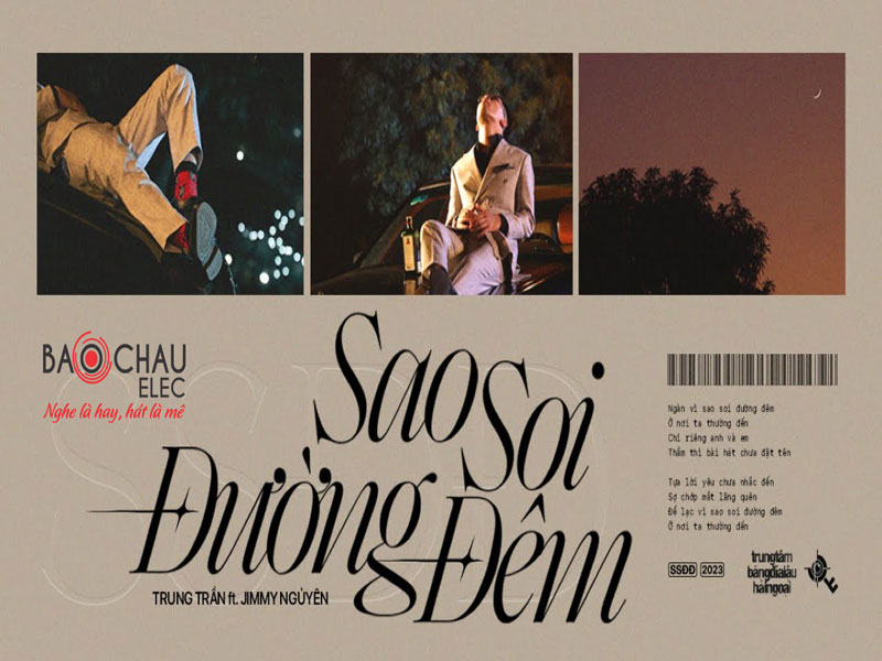 Lời bài hát Sao Soi Đường Đêm - Trung Trần x Jimmy Nguyễn