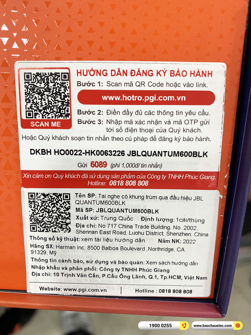 Ph&acirc;n biệt qua tem/phiếu bảo h&agrave;nh
