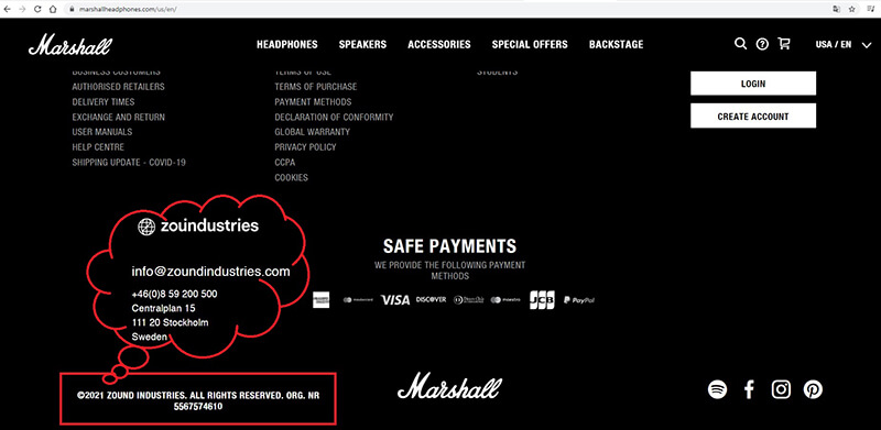 ph&acirc;n biệt loa marshall ch&iacute;nh h&atilde;ng c&ocirc;ng ty v&agrave; h&agrave;ng fake