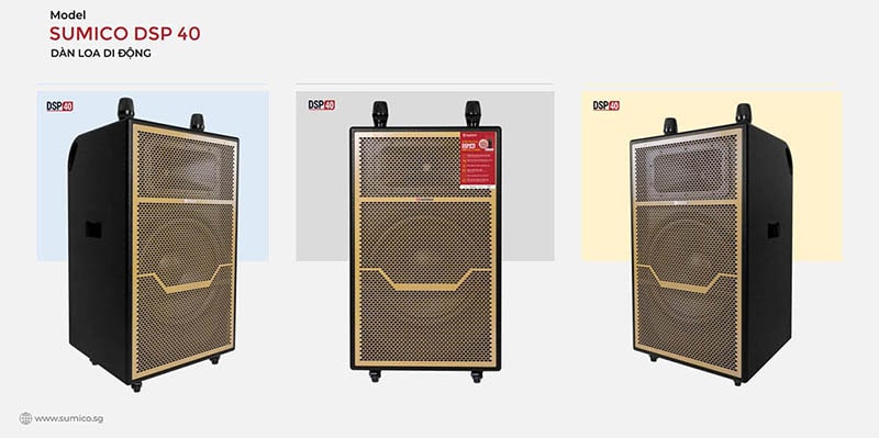 Ra mắt loa Sumico DSP40 công suất mạnh 600W, cấu hình “All-in-One”, pin 8 tiếng